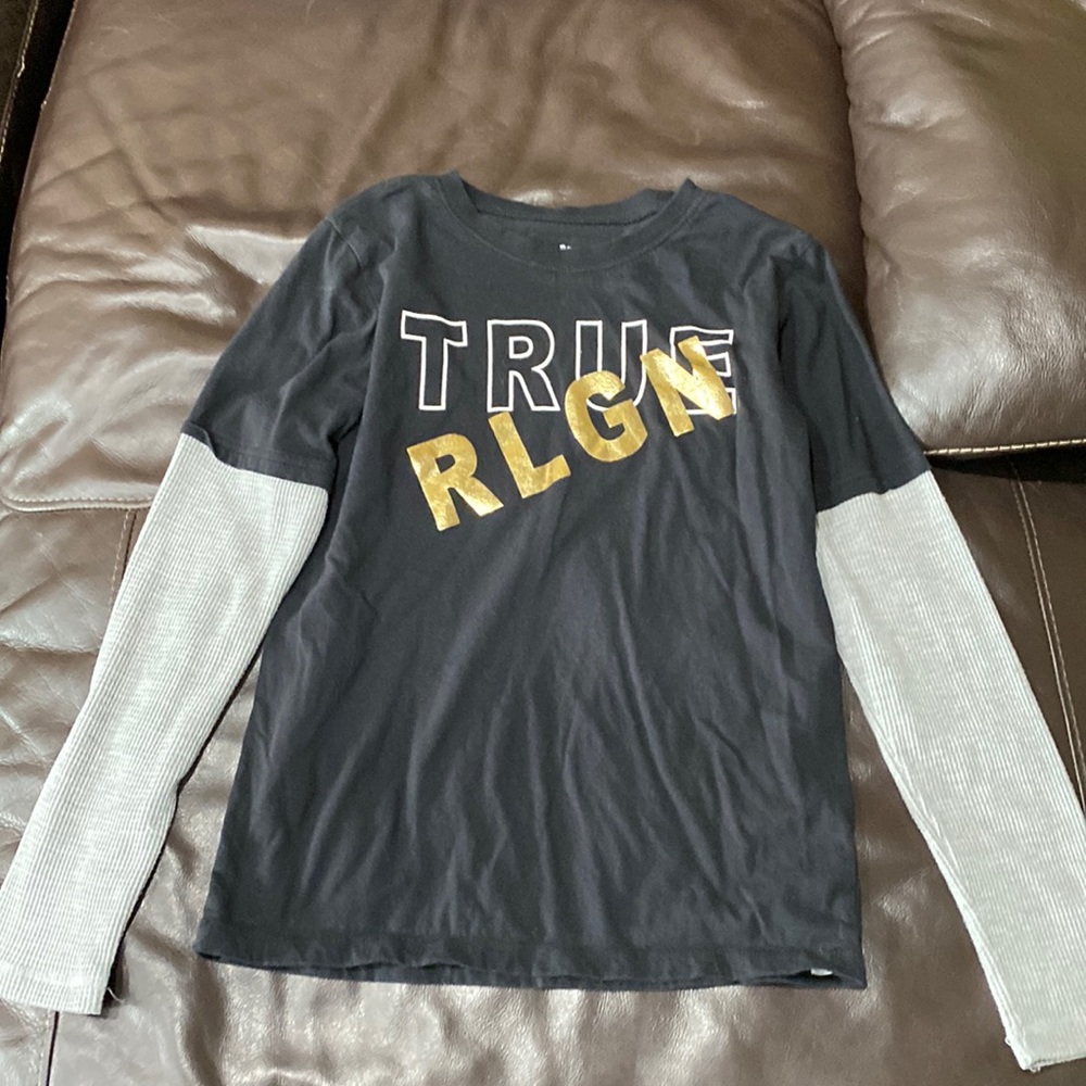 True Religion Long Sleeve Tee sz L 14-16